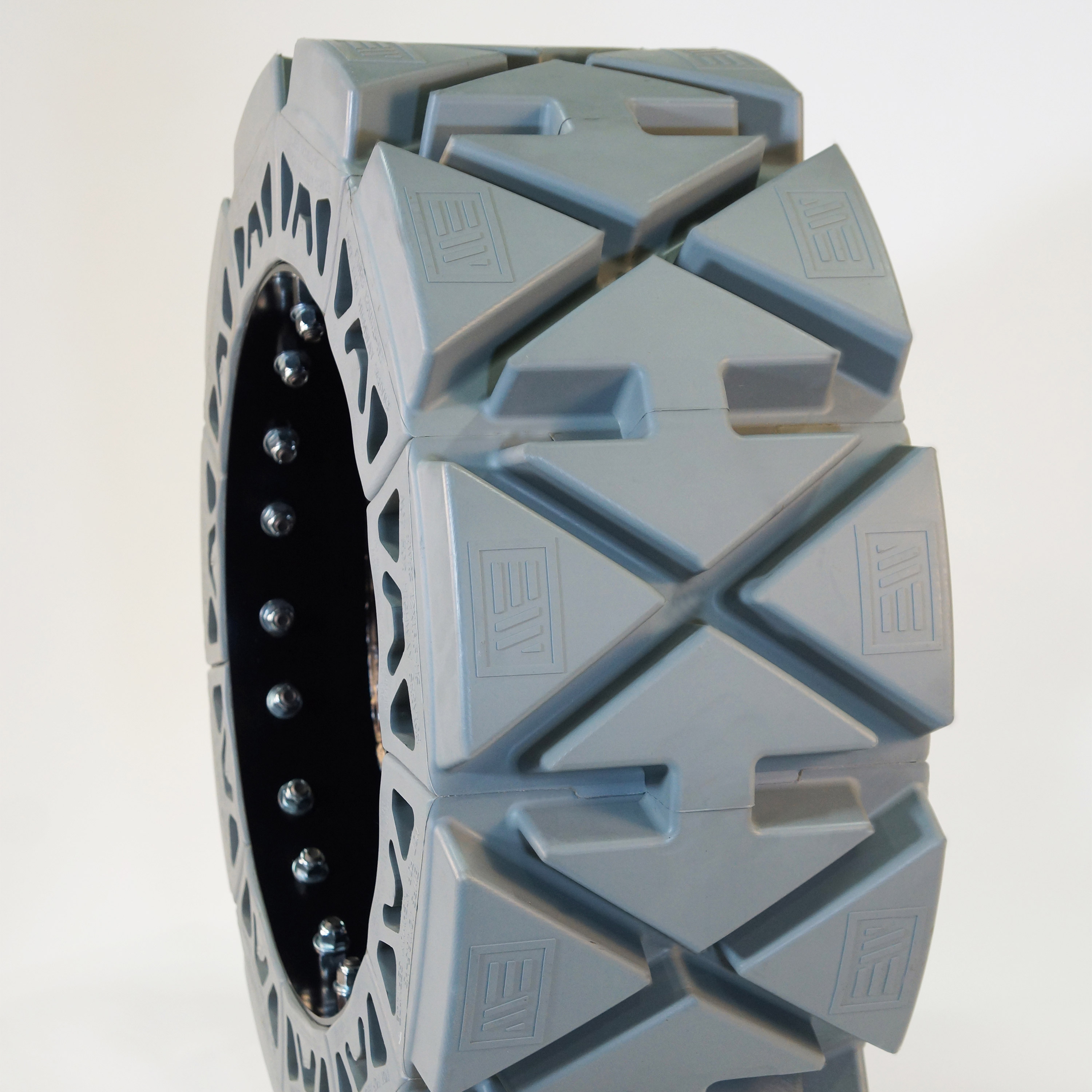 Evolution Wheel Hard Surface Non Marking Solid Skid Steer Tire